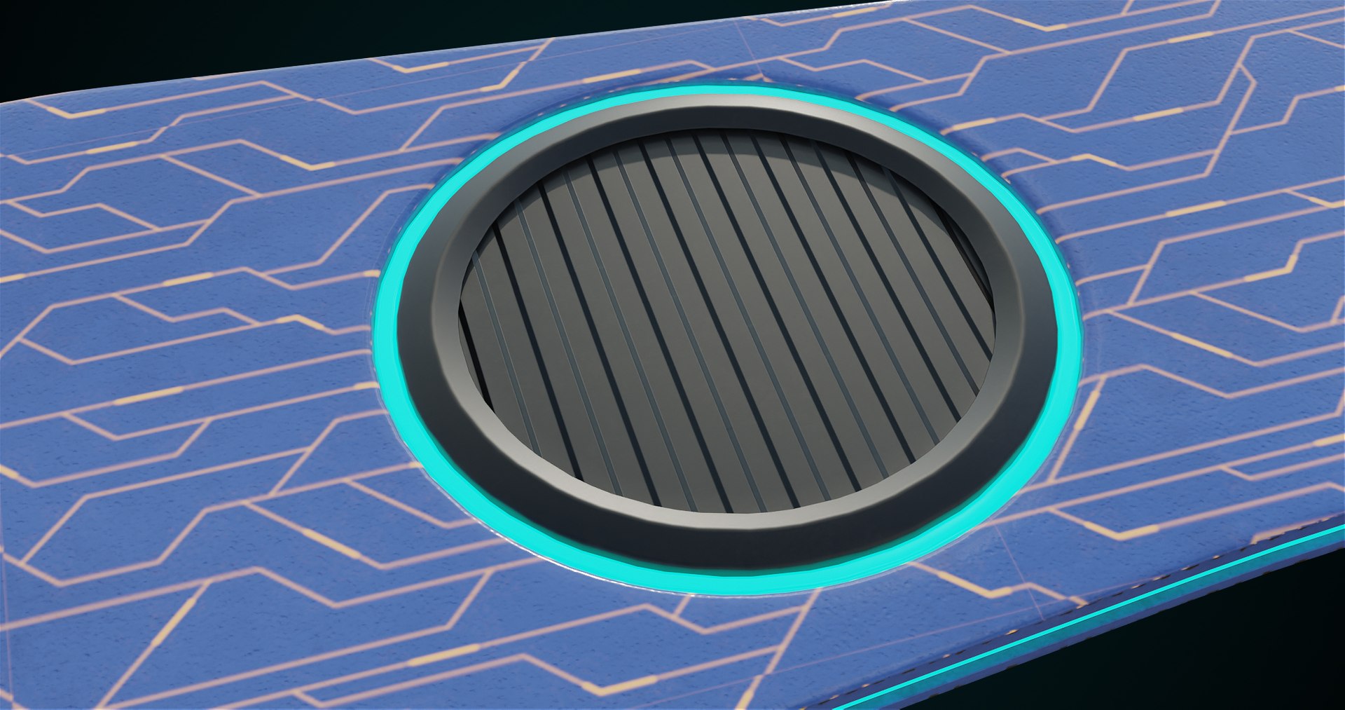 Sci-Fi Hoverboard 1 All PBR Unity UE Textures Included 3D Model ...