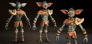 Stylized Goblin 01 model
