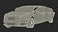 stretch limousine generic rigged 3D model