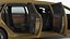 stretch limousine generic rigged 3D model