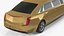 stretch limousine generic rigged 3D model