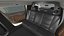 stretch limousine generic rigged 3D model