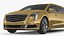 stretch limousine generic rigged 3D model