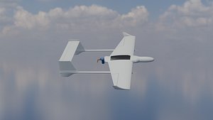 3D Blended body UAV model