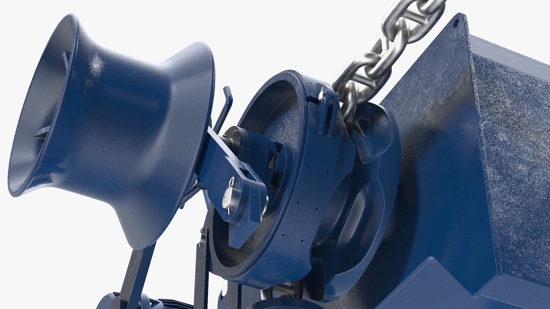3D marine anchor windlass - TurboSquid 1621837