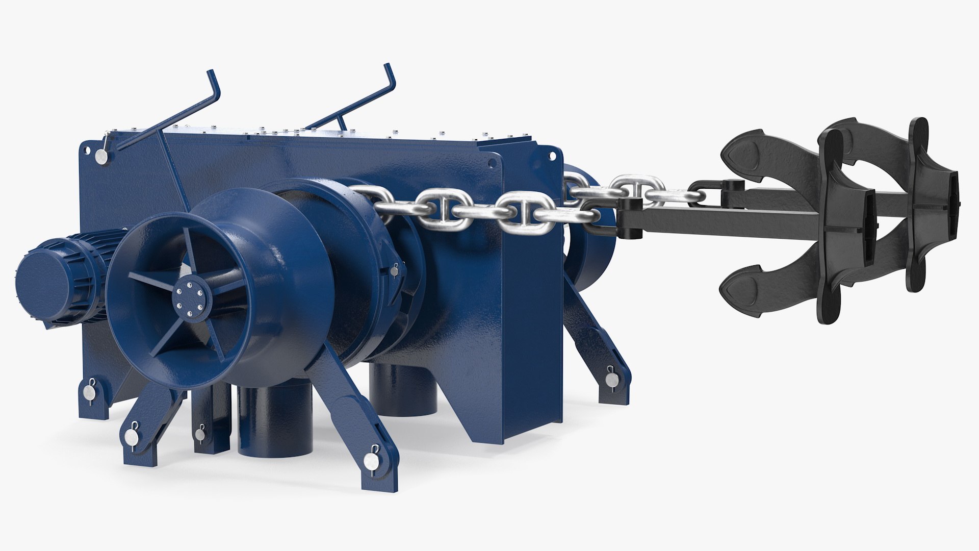 3D Marine Anchor Windlass - TurboSquid 1621837