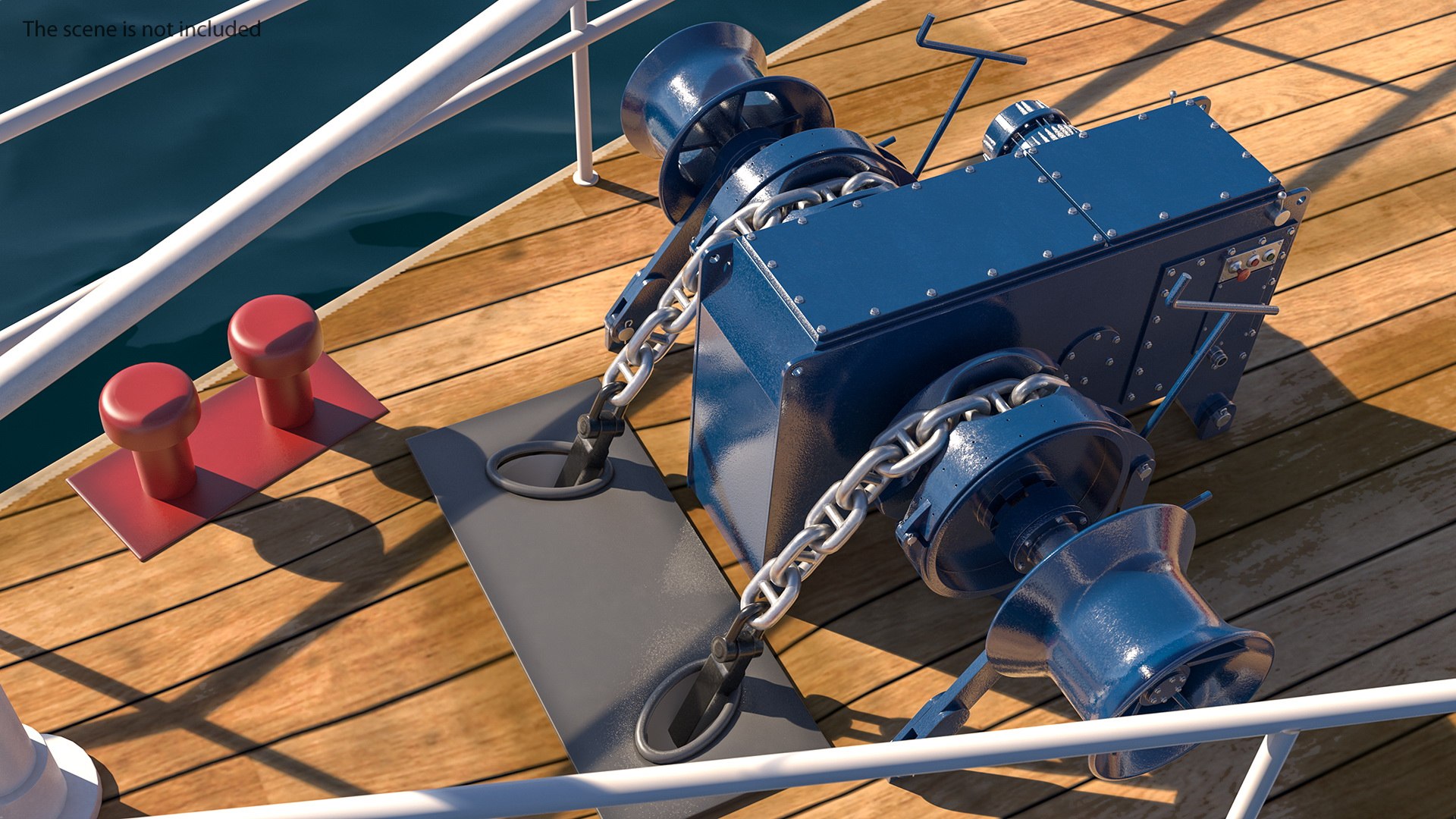 3D Marine Anchor Windlass - TurboSquid 1621837