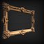 Mirror Frame -3d STL model for CNC F-001