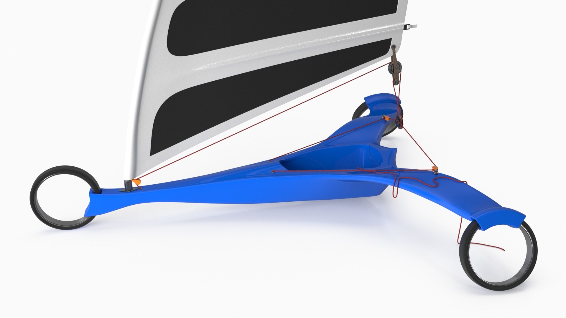Futuristic Land Sand Yacht Blue 3D Model - TurboSquid 2225214