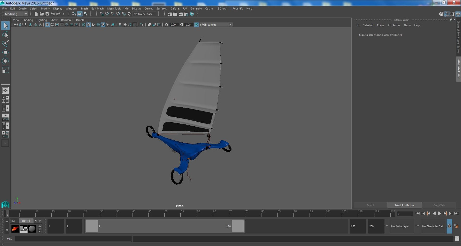 Futuristic Land Sand Yacht Blue 3D Model - TurboSquid 2225214