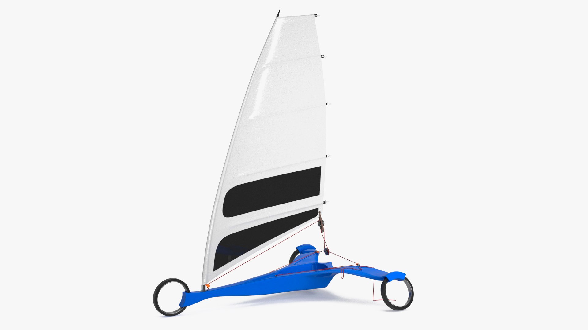 Futuristic Land Sand Yacht Blue 3D Model - TurboSquid 2225214