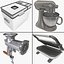 3d kitchenware stand mixer