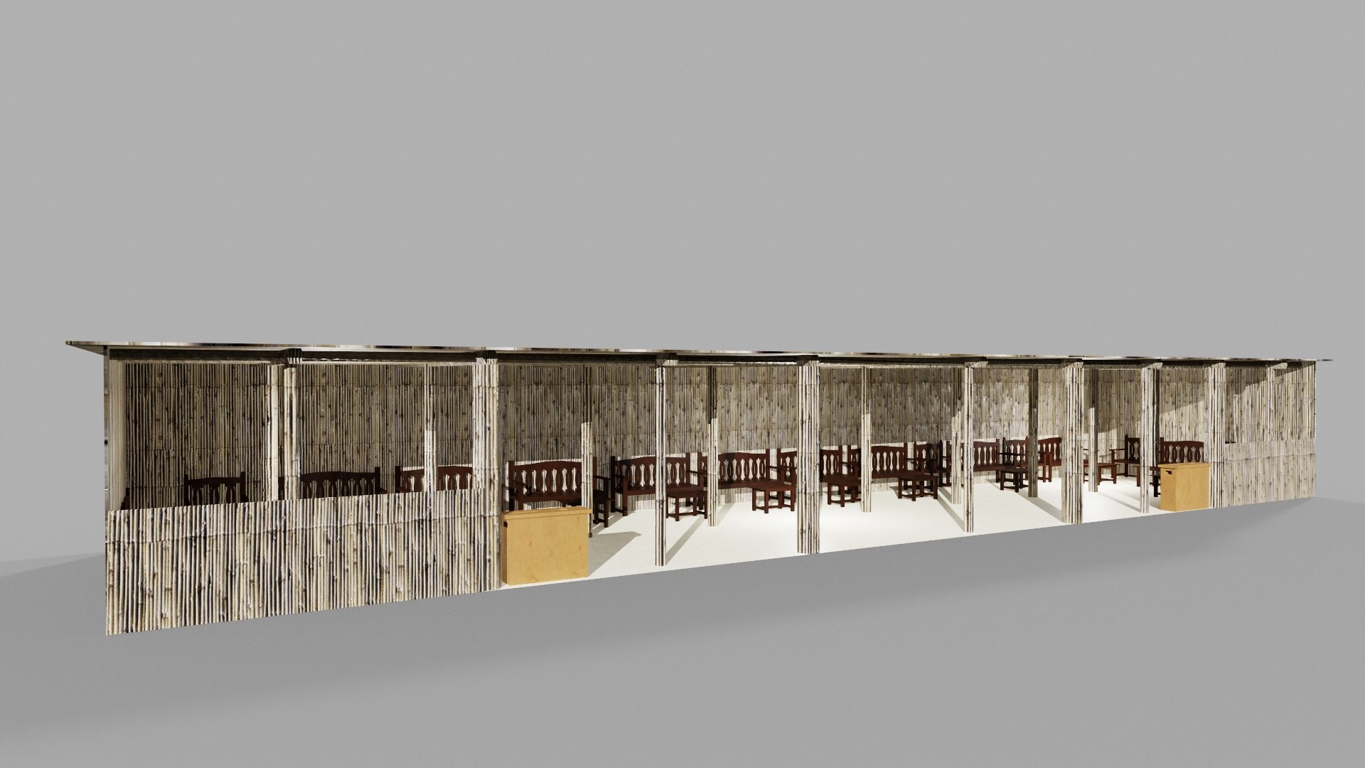 Wooden Hut Model - TurboSquid 2154561