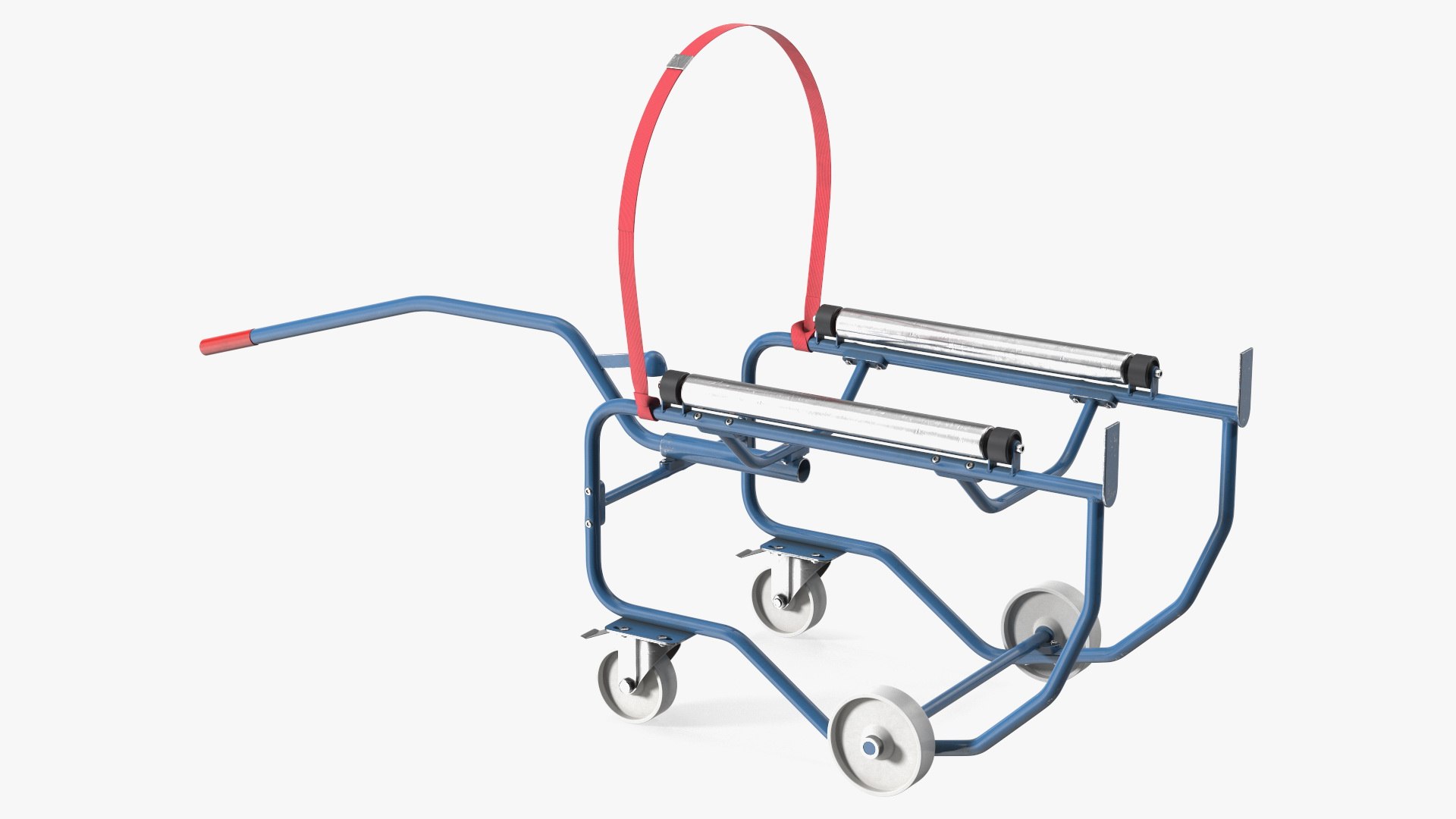 Drum Cradle with Lever Handle 3D model preview