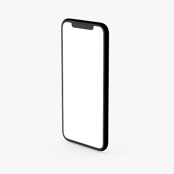 3D Iphone X real size model