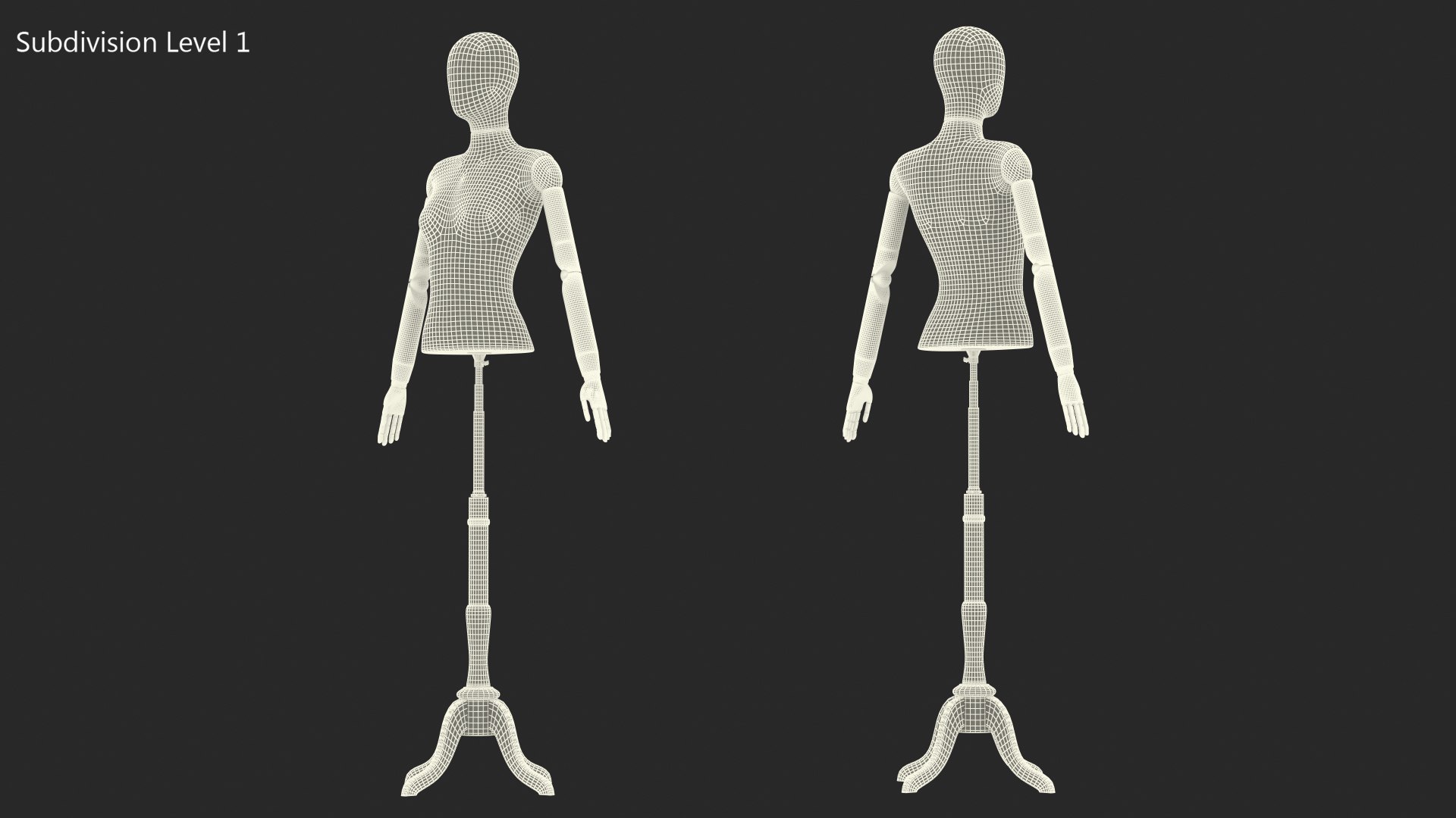3D Female Flexible Half Body Mannequin Torso with Wooden Base Rigged for Cinema 4D model https://p.turbosquid.com/ts-thumb/rW/dPu2Tk/0j/femaleflexiblehalfbodymannequintorsowithwoodenbaserigged3dsmodel020/jpg/1645011501/1920x1080/fit_q87/736cd941d71007c688a8c9da885988bad5c4374d/femaleflexiblehalfbodymannequintorsowithwoodenbaserigged3dsmodel020.jpg
