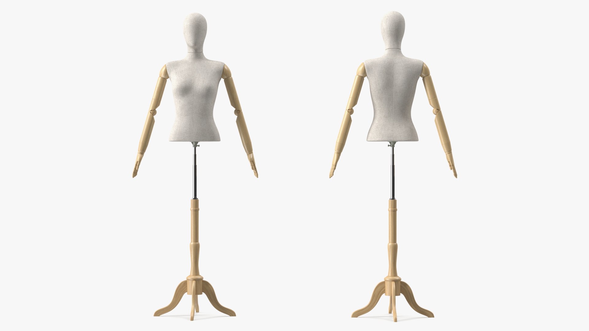 3D Female Flexible Half Body Mannequin Torso with Wooden Base Rigged for Cinema 4D model https://p.turbosquid.com/ts-thumb/rW/dPu2Tk/Ce/femaleflexiblehalfbodymannequintorsowithwoodenbaserigged3dsmodel009/jpg/1645011467/1920x1080/fit_q87/9287327038e632a375e401b6576c582a03047730/femaleflexiblehalfbodymannequintorsowithwoodenbaserigged3dsmodel009.jpg