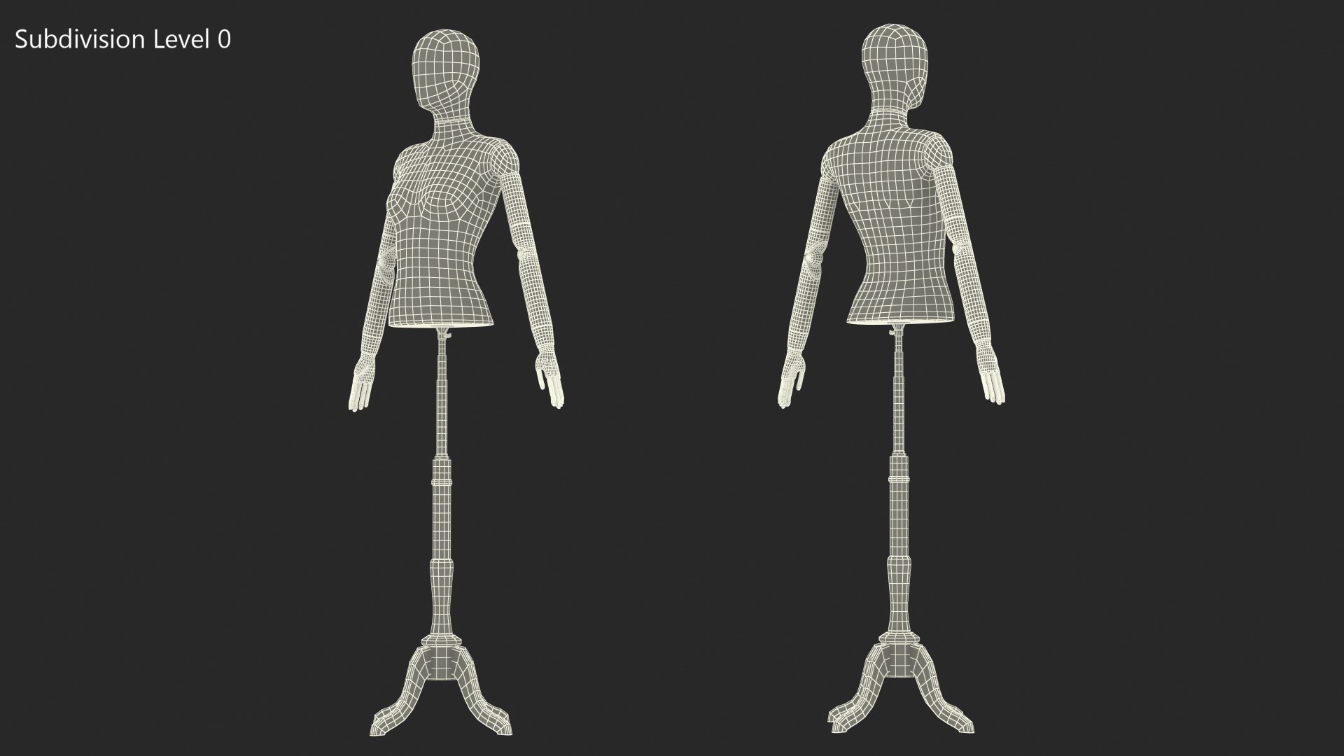 3D Female Flexible Half Body Mannequin Torso with Wooden Base Rigged for Cinema 4D model https://p.turbosquid.com/ts-thumb/rW/dPu2Tk/tF/femaleflexiblehalfbodymannequintorsowithwoodenbaserigged3dsmodel019/jpg/1645011498/1920x1080/fit_q87/fdc7ea50237ddeaa0aed454ac058515de4f3e8a7/femaleflexiblehalfbodymannequintorsowithwoodenbaserigged3dsmodel019.jpg