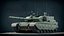 装備された現代戦車 10 台のメガパック