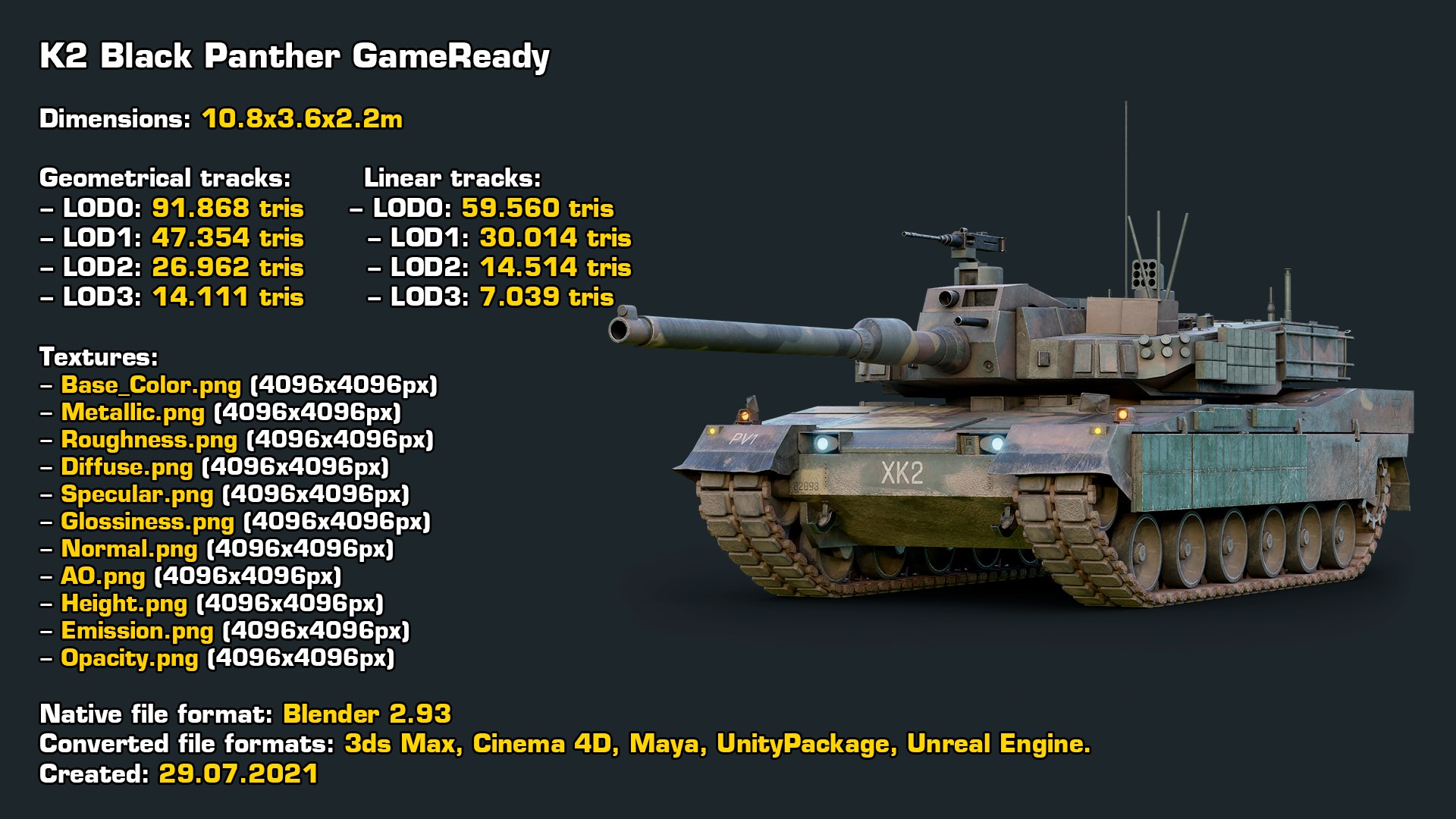 3D 10 Rigged Modern Tanks Megapack https://p.turbosquid.com/ts-thumb/rW/fTwQvO/8X/k2_5/png/1696615809/1920x1080/fit_q87/d86153761fe05d072e9fe6c60311022cdc339d42/k2_5.jpg