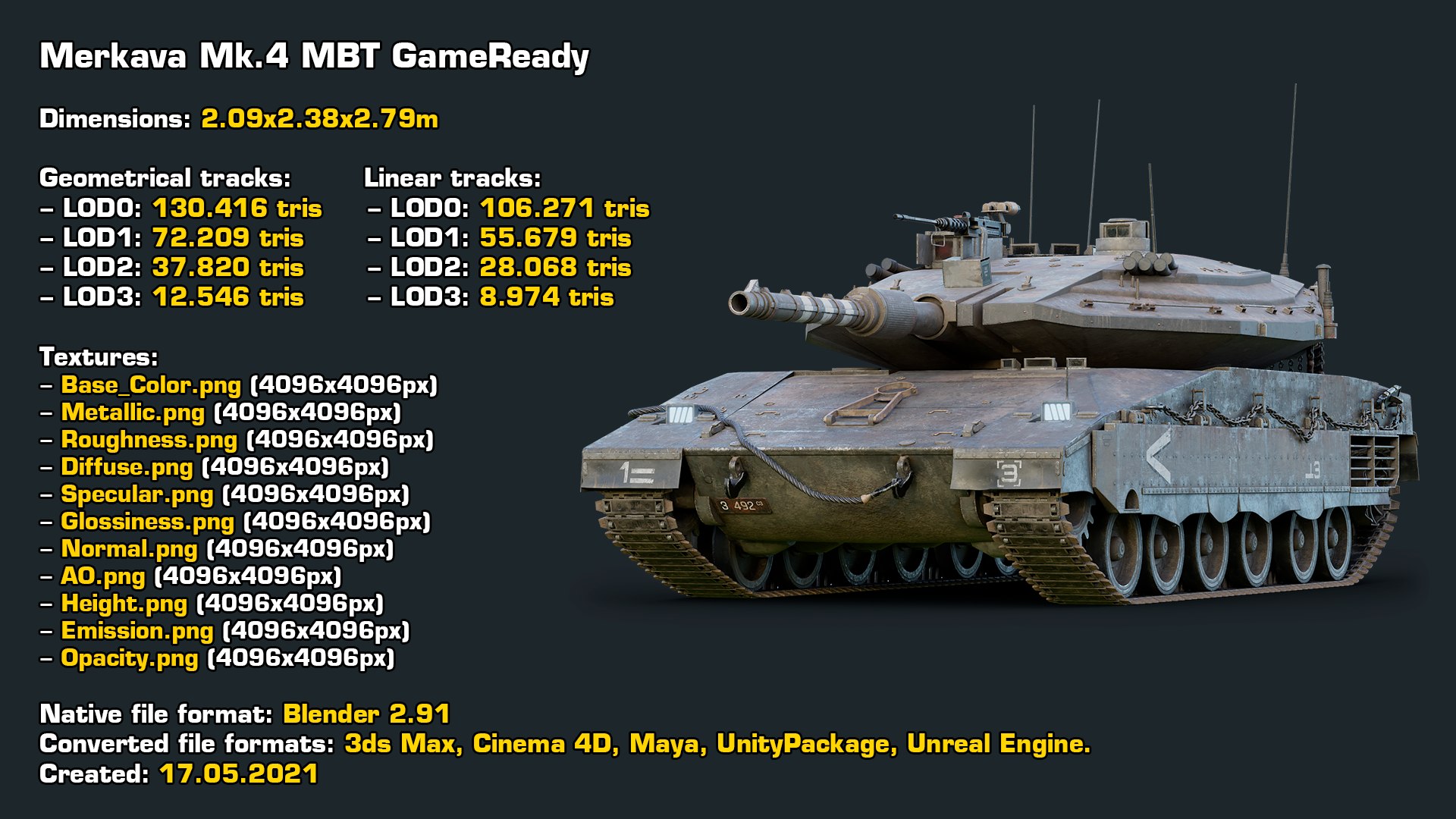 3D 10 Rigged Modern Tanks Megapack https://p.turbosquid.com/ts-thumb/rW/fTwQvO/FD/merk_5/png/1696615820/1920x1080/fit_q87/28a26b0af4034e80f18f97d6db430562cd1c175b/merk_5.jpg