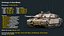 装備された現代戦車 10 台のメガパック