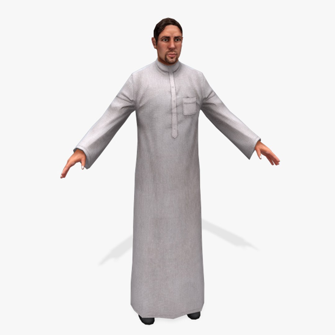 3d games arabic civilians male model