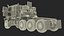 Military Tank Transport Truck Oshkosh M1070 with M1 Abrams
