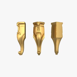3D CNC table leg furniture 04