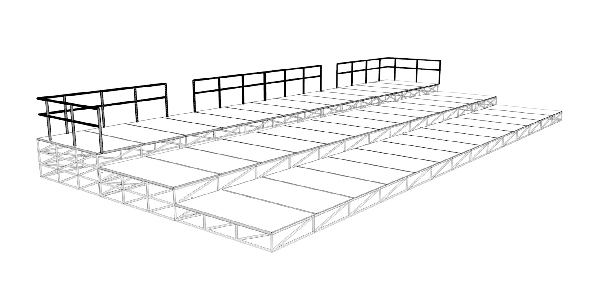 3D Model Press Risers - TurboSquid 1399334