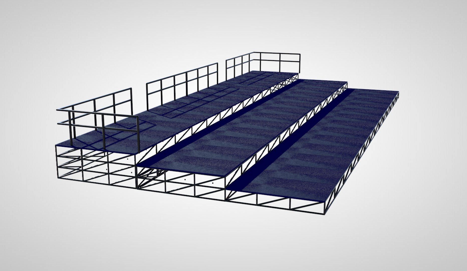 3D Model Press Risers - TurboSquid 1399334