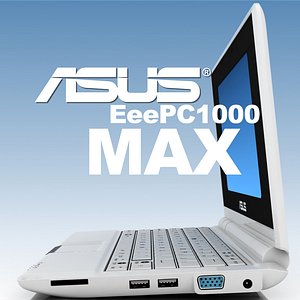 notebook asus eee pc 3d model