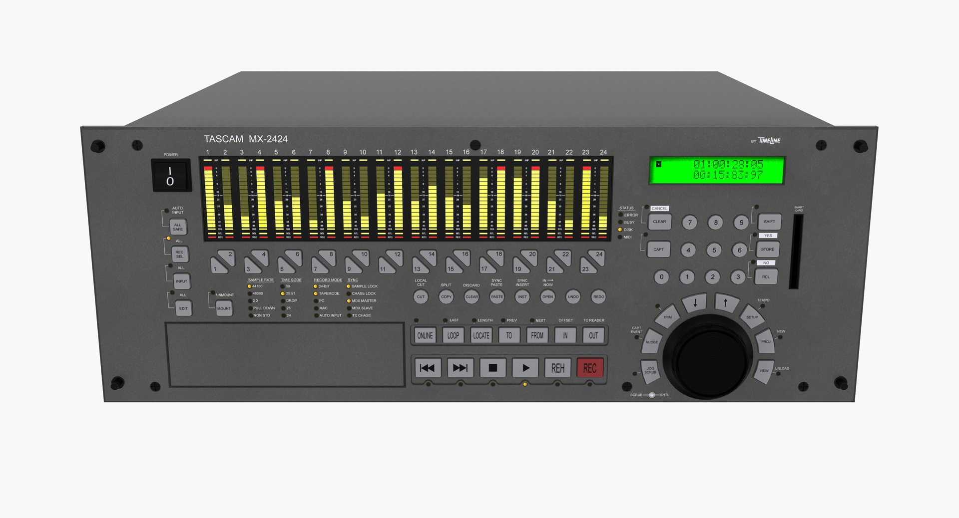 Multitrack Recorder Rack 3d Max