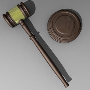 3d knocker gavel
