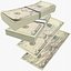 Sammlung von Fünf-Dollar-Scheinen