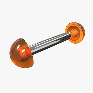 Barbell Half Ball Pixie - Tongue Rings