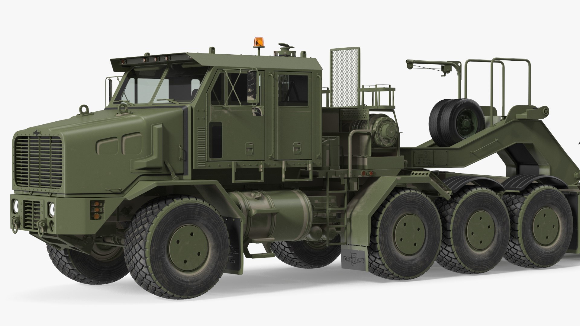 Transporter Oshkosh Global HET A1 with M1 Abrams 3D model - TurboSquid ...