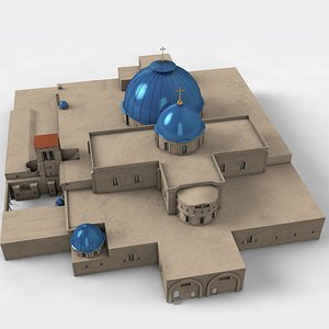 holy grave church 3D model