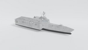 3D littoral combat ship 2 model