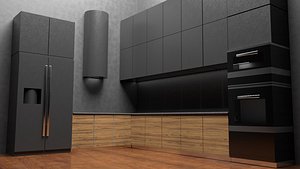 3D model Luxury Modern Kitchen