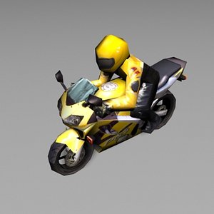 3d model motorcycle
