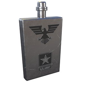 ready military bottle 3D model