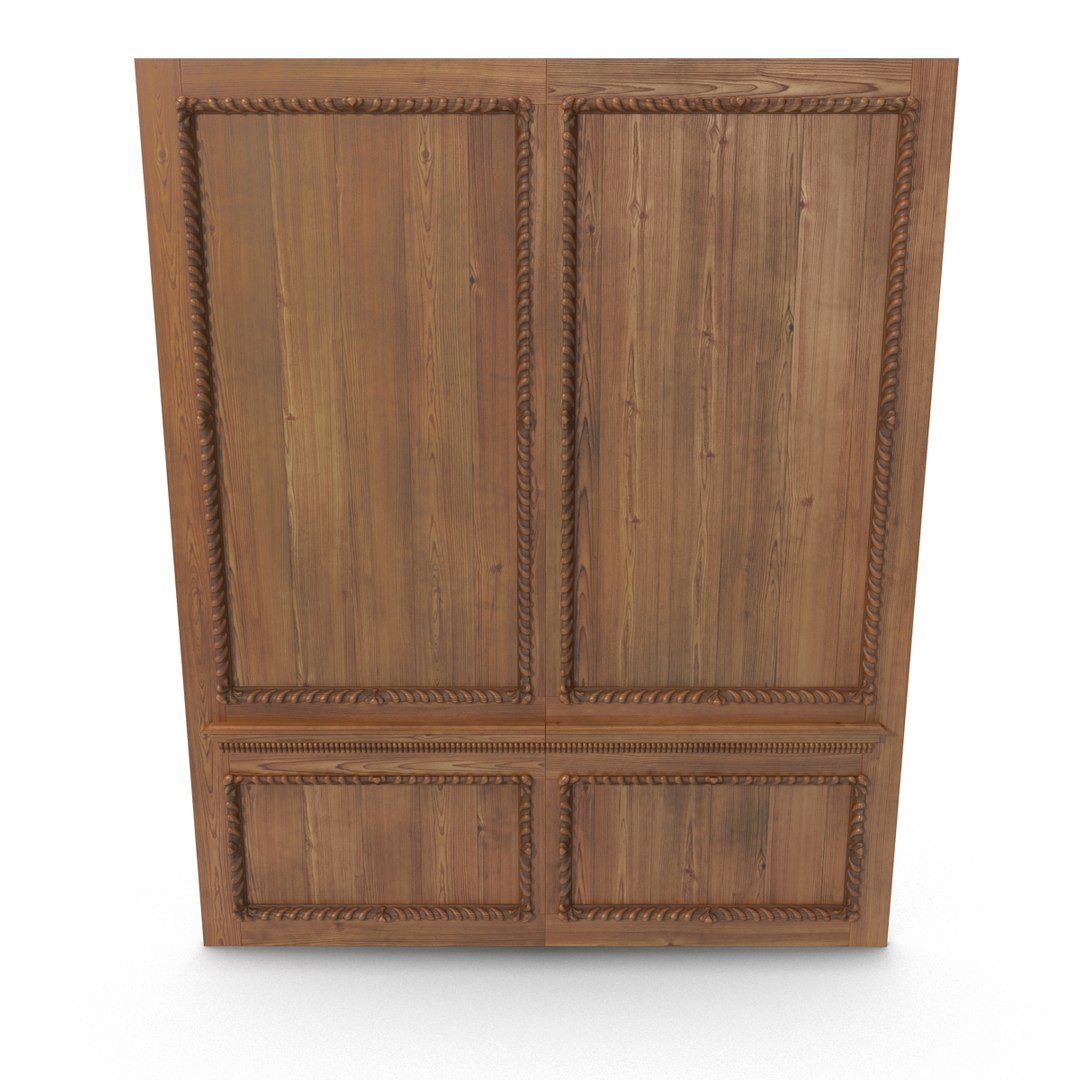 3d Model Wooden Panelling