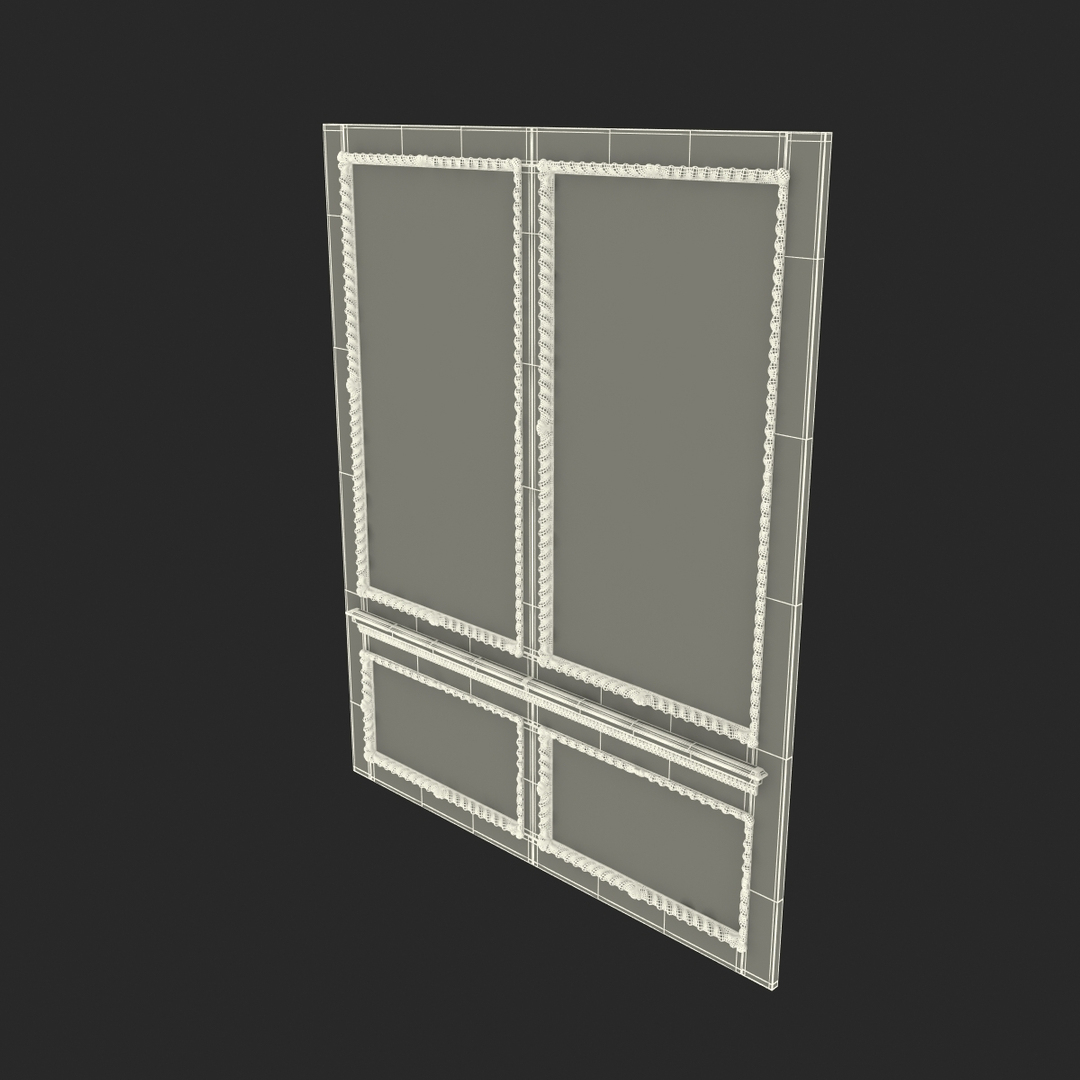3d Model Wooden Panelling