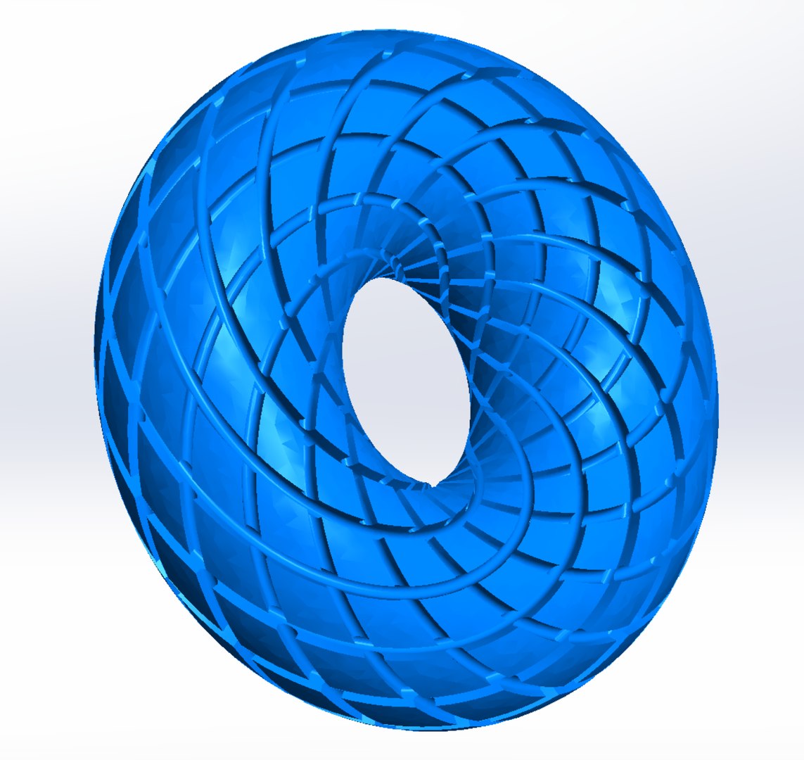 Rodin Coil Torus STL 185mm X 65mm Diameter Coil 3D File STL IToroid ...
