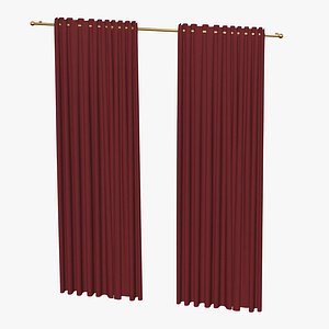 Curtain Realistic 3D model