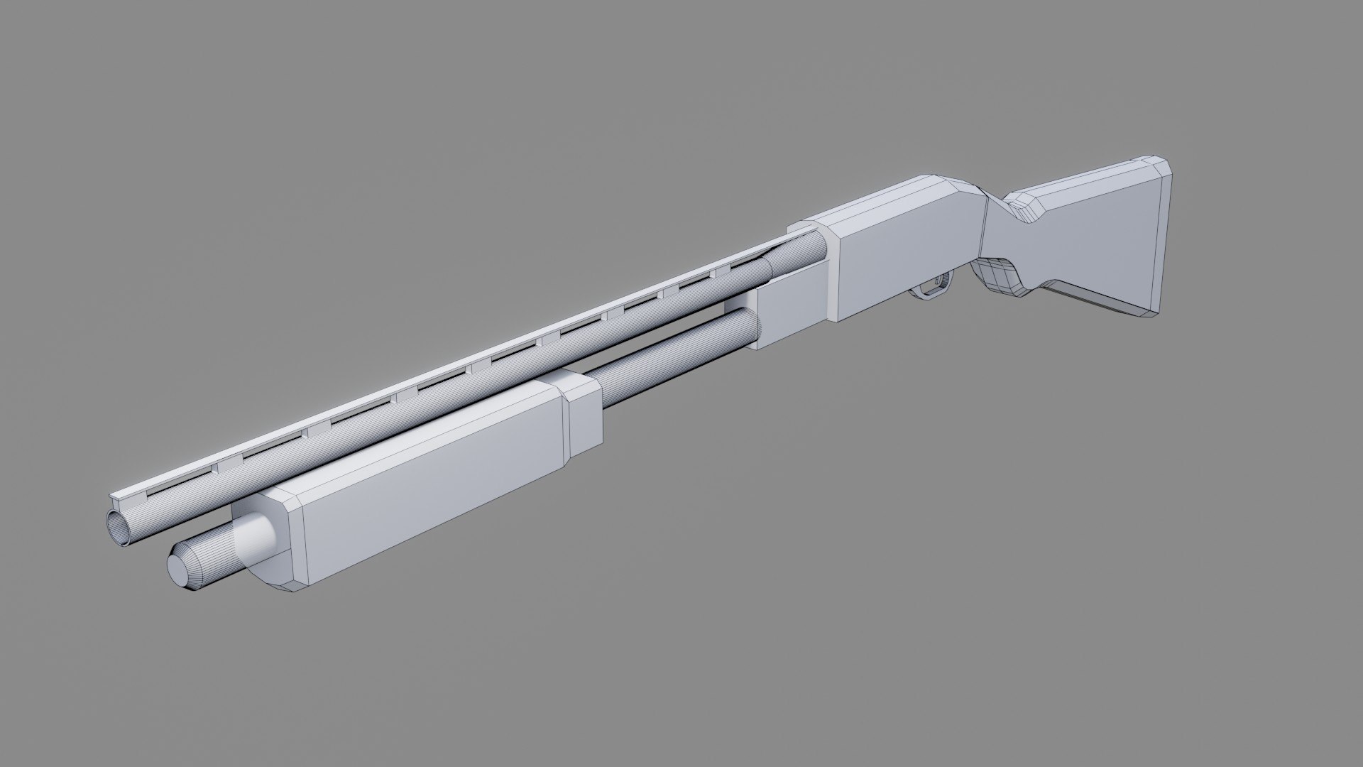 FPS Shotgun - Low Poly - Game Ready Model - TurboSquid 1898288