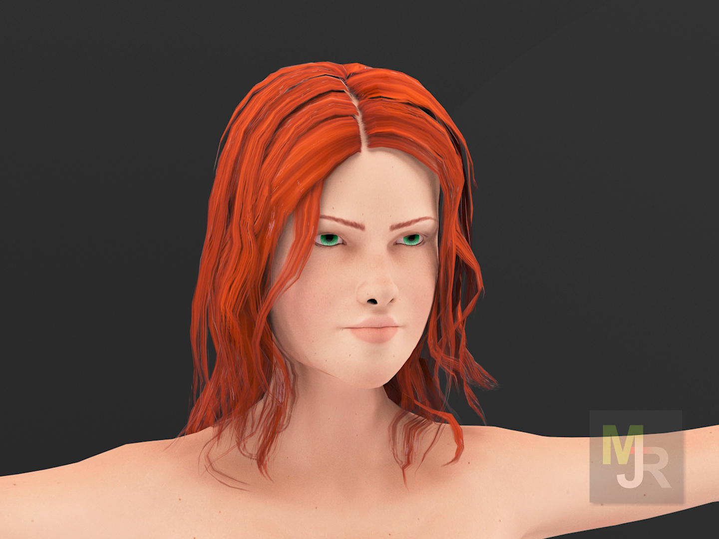 3d Model Naked Girl1 Animations Pack Turbosquid 1241782