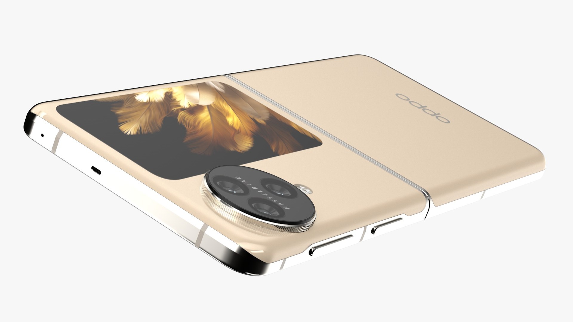 3D OPPO Find N3 Flip Moonlight Muse model https://p.turbosquid.com/ts-thumb/rX/ab1mVD/Ca/gold07/jpg/1694122779/1920x1080/fit_q87/2e8585511ffbe0c52847bee21f1d29383f525f03/gold07.jpg