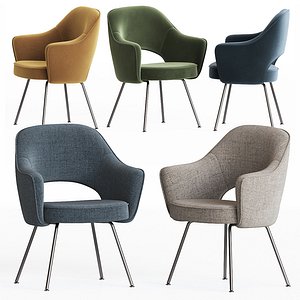 3D knoll saarinen dining chair